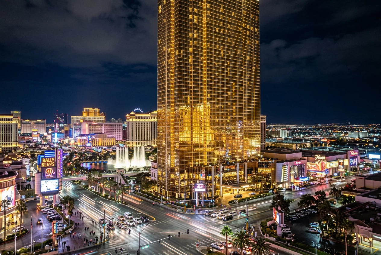 Resort Exterior Night View